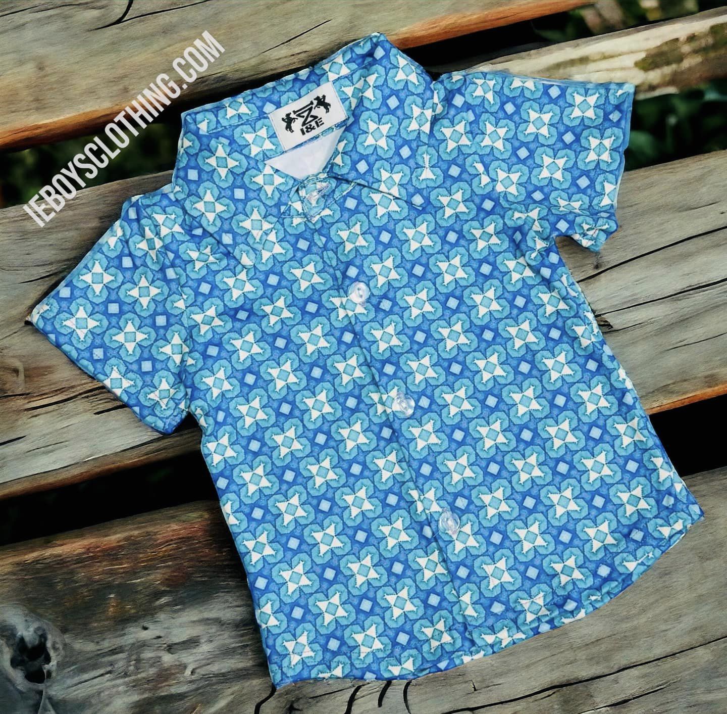 RTS Blue Button Up