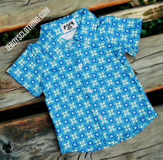 RTS Blue Button Up