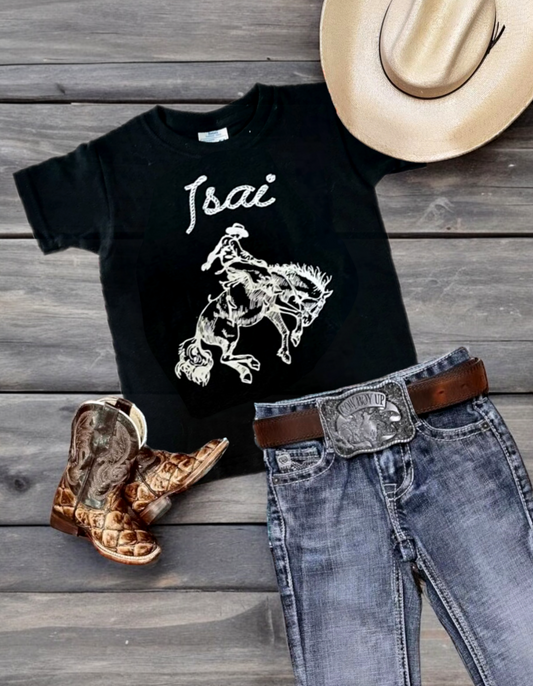 Western Cowboy Rope Customized Tee