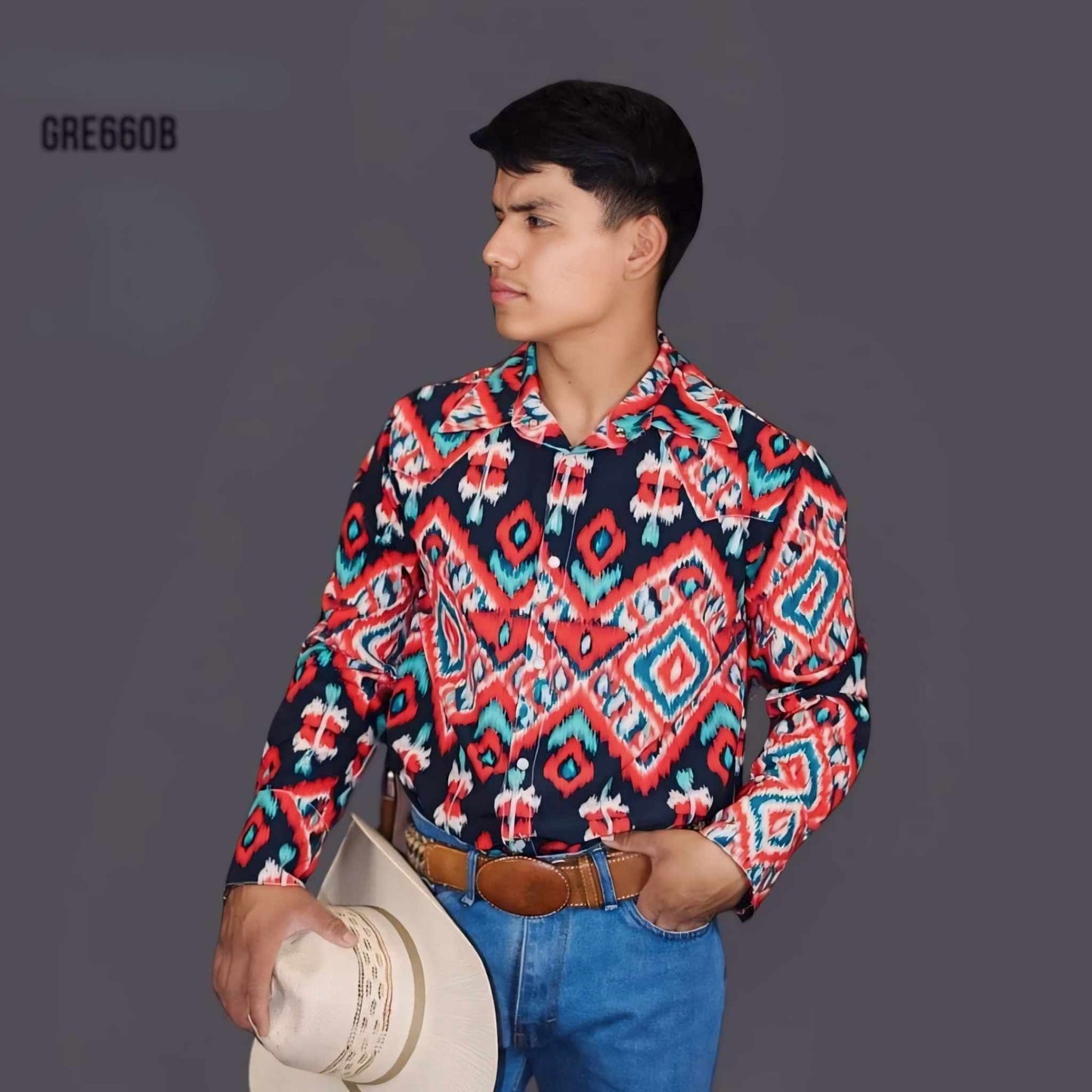 (PRE ORDER) DADDY & ME BUTTON UP GRE660