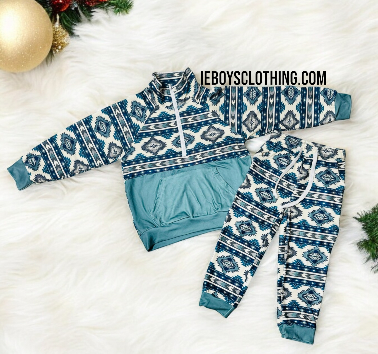 Blue Aztec Set