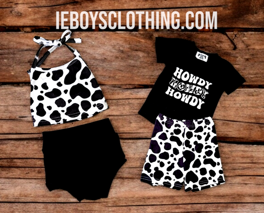 Cow Print Brother & Sister Set🐮